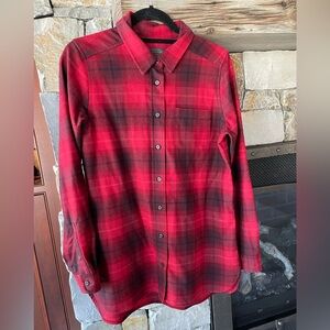 Red and black plaid Pendleton shirt